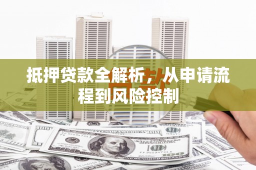 海端抵押贷款全解析，从申请流程到风险控制