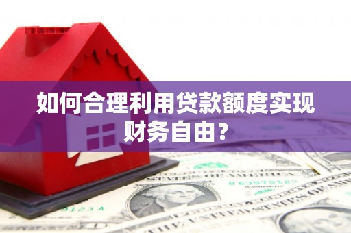 茂林如何合理利用贷款额度实现财务自由？