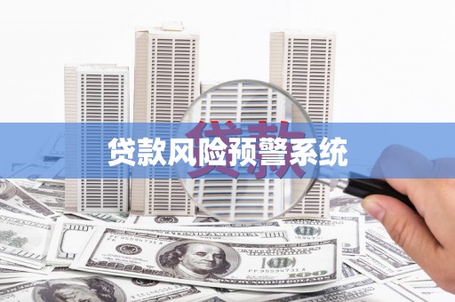 巍山贷款风险预警系统