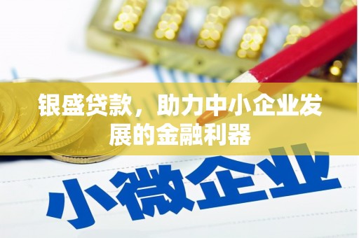阳泉银盛贷款，助力中小企业发展的金融利器