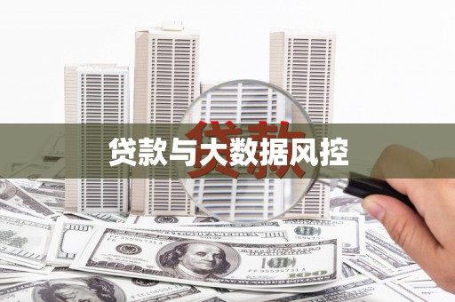 连平贷款与大数据风控