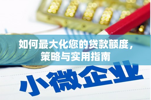 贞丰如何最大化您的贷款额度，策略与实用指南