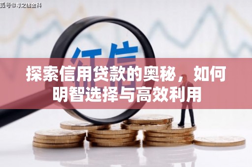 资溪探索信用贷款的奥秘，如何明智选择与高效利用
