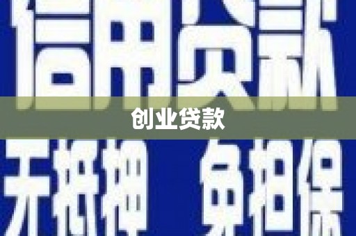 谢家集创业贷款