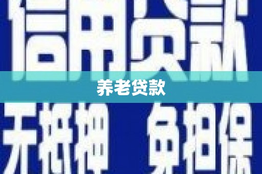西安养老贷款