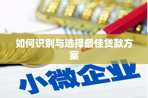 志丹如何识别与选择最佳贷款方案