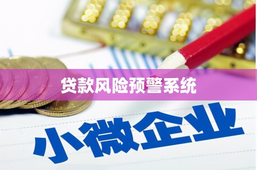 昌乐贷款风险预警系统